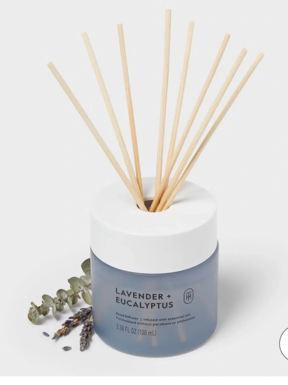Glass Reed Diffuser Lavender and Eucalyptus 3.38 fl oz -Threshold target